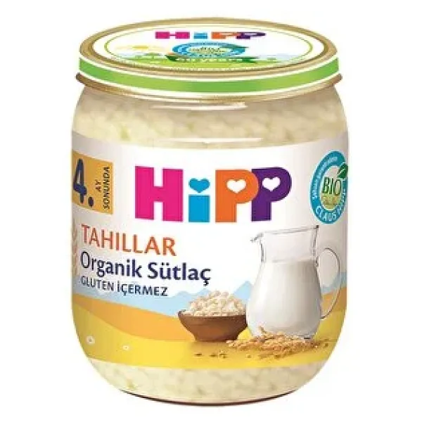 Hipp Organik Sütlaç Kavanoz Maması 125 gr