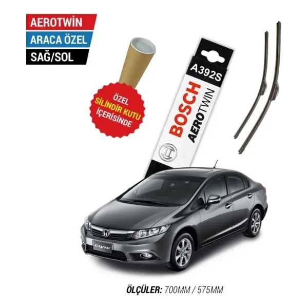 Honda Civic Silecek (2012-2015 FB7) Bosch Aerotwin A392S