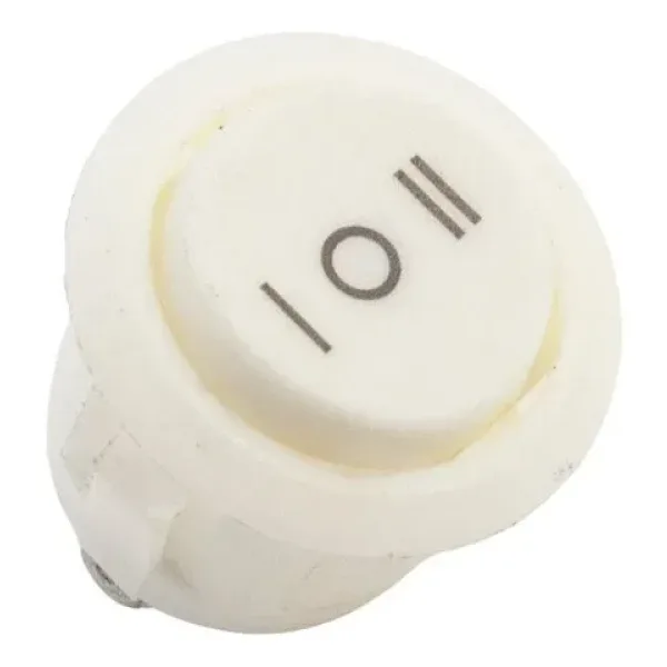 KCD1-2 ON-OFF-ON Anahtar 3 Pin Beyaz