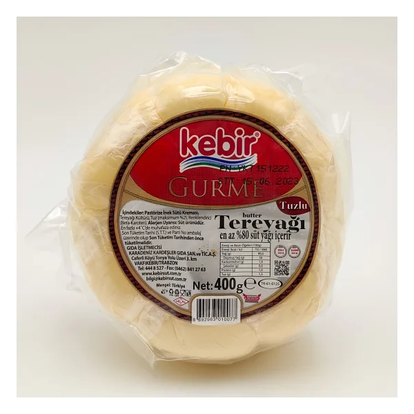 Kebir Gurme Tuzlu Tereyağı 400 gr