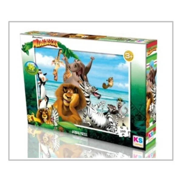 KS Games Madagascar 200 Parça Puzzle MG113