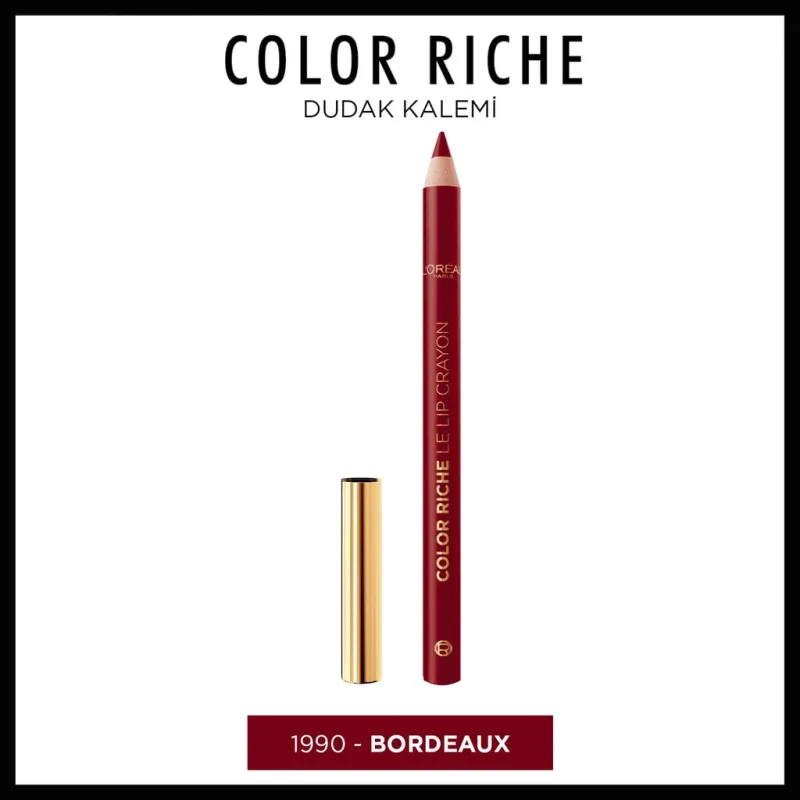 L'oreal Paris Color Riche 1990 Le Bordeaux Dudak Kalemi