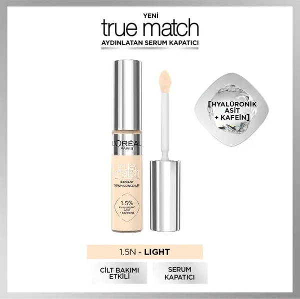 L'Oreal Paris True Match Aydınlatan 1.5N 11 ml Serum Kapatıcı