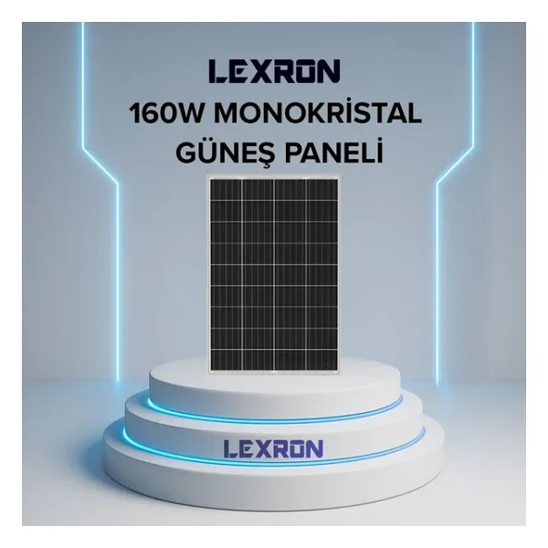 Lexron LXR-40M-160M 160 W Half-Cut Monokristal Güneş Paneli