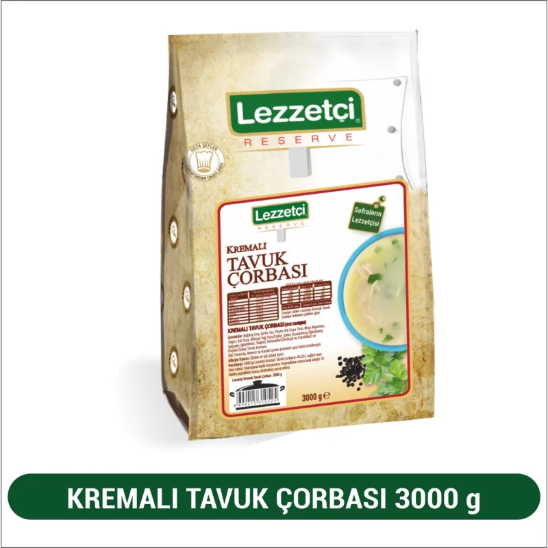 Lezzetçi Kremalı Tavuk Çorbası 3 kg
