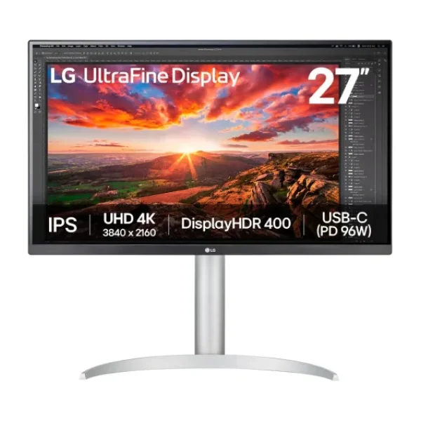LG UltraFine 27UP850K-W 27" 5 ms 4K Pivot IPS 60 Hz Monitör