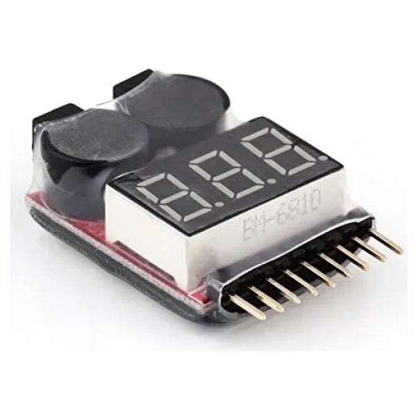 Lipo Seviye Ölçer ve Alarm Modülü 1-8S Lipo Pil Ölçüm Cihazı