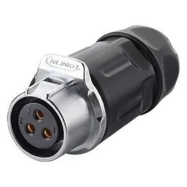 LP-20-J03PP-01-001 3-Pin Su Geçirmez Konnektör - Dişi