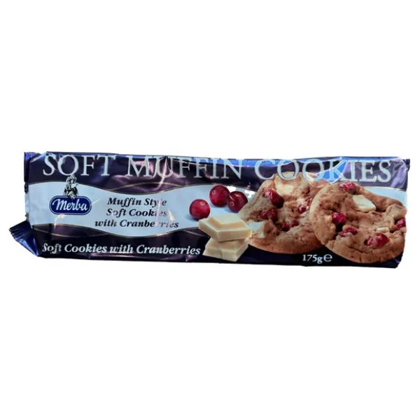 Merba Soft Cranberry Muffin Cookies 175 g