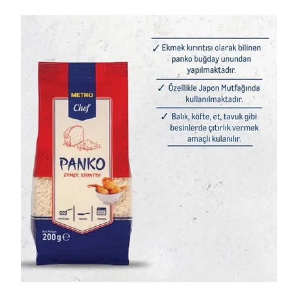 Metro Chef Panko Ekmek Kırıntısı 200 gr