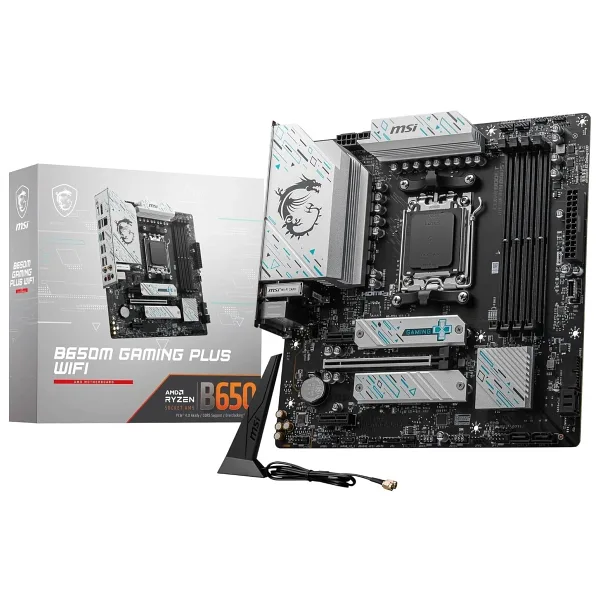 MSI B650M Gaming Plus Wi-Fi AMD AM5 DDR5 Micro ATX Anakart