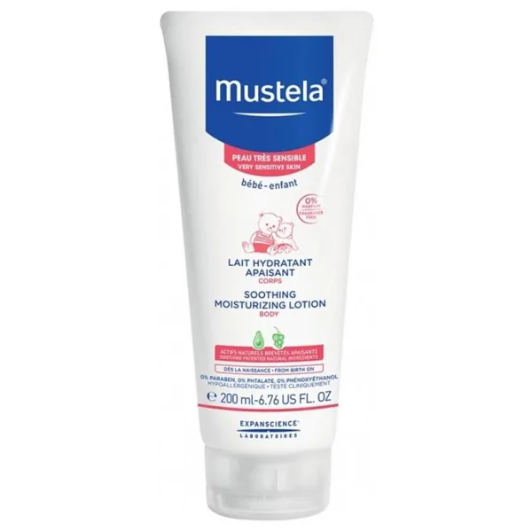 Mustela Soothing Moisturizing Çok Hassas Ciltler İçin Vücut Losyonu 200 ml