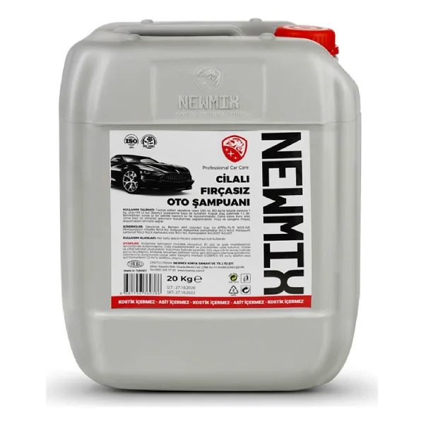 Newmix 20 kg Cilalı Fırçasız Oto Şampuan