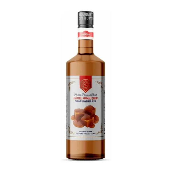Nish Karamel Aromalı İçecek Şurubu 700 Ml
