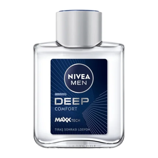 NIVEA MEN Erkek Deep Comfort Tıraş Sonrası Losyon 100 ml,Nemlendirici,Tahrişe ve Kurumaya Karşı Koruma,Yenileyici