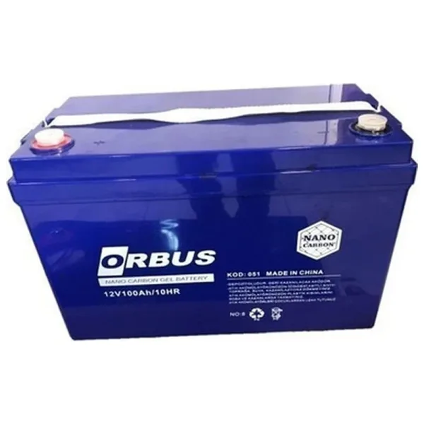 Orbus 12 V 100AH Nano Karbon Jel Akü