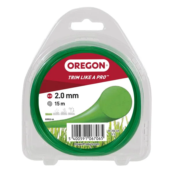 Oregon 69-356-gr Misina 2.0mm 15m Yeşil Yuvarlak