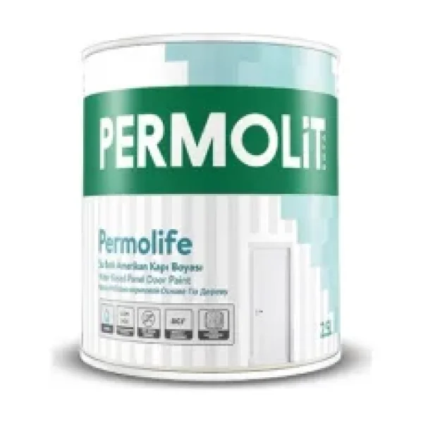 Permolit Permolife Su Bazlı Amerikan Kapı Boyası Beyaz 0,75 lt
