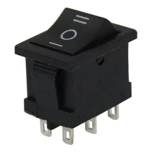Powermaster Mini Işiksiz Anahtar 6p On-off-on 6p (ic-123-6)