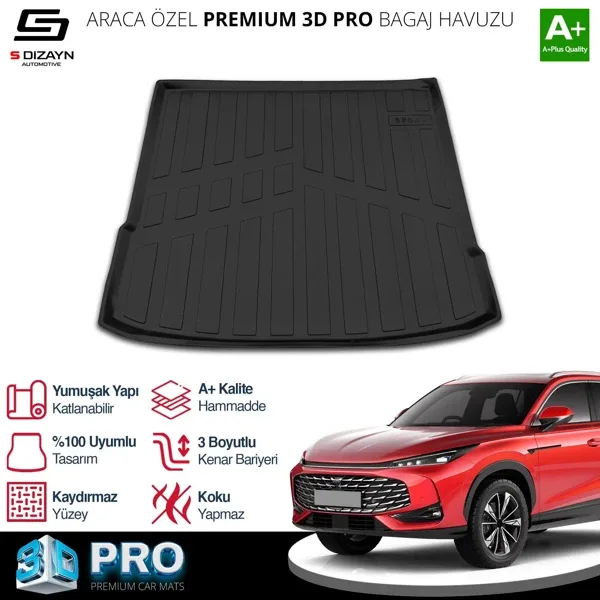 S-dizayn Mg Hs Turbo Hybrid 3d Pro Bagaj Havuzu 2024 Üzeri A+ Kalite