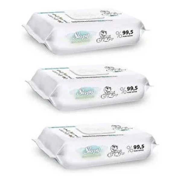 Sleepy Bio Natural 40 Yaprak 3'lü Paket Islak Mendil