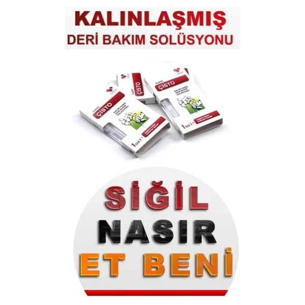 Süper Çisto Kalınlaşmış Deri Bakım Solüsyonu, (Siğil, Nasır)