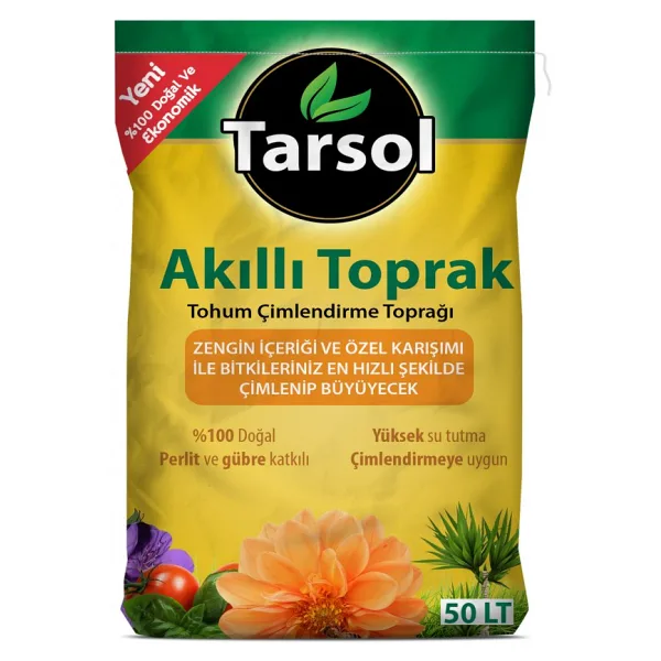 Tarsol Akıllı Toprak Torf 50 Lt Ekonomik Boy