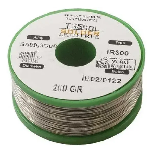 Tassol 2 mm 200gr Kurşunsuz Lehim Teli