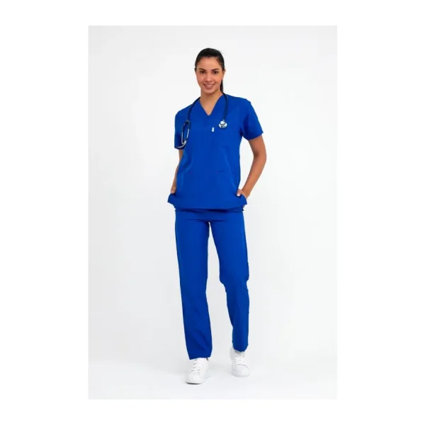 Tbuniform Sax Likralı Üniforma - Saks Mavi - 2XL