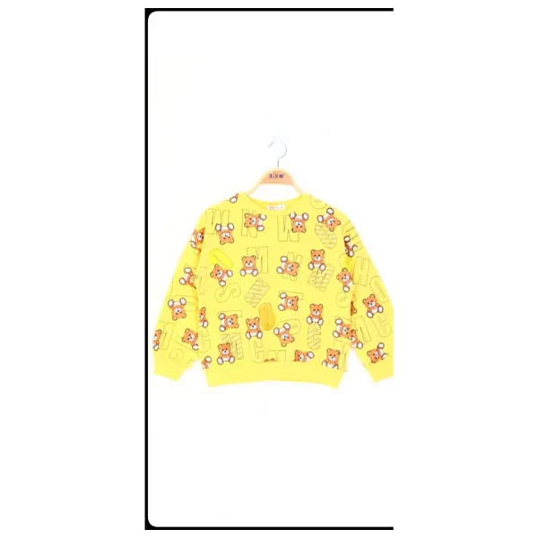 Toontoy Kız Çocuk Harf Baskılı Sweatshirt - 14 Yaş - Koyu Sarı
