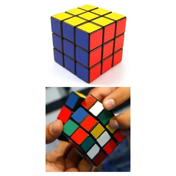 Yapboz Küp Puzzle Zeka Küpü Çocuk Gelişim Eğitici Zeka Oyunu Rubik