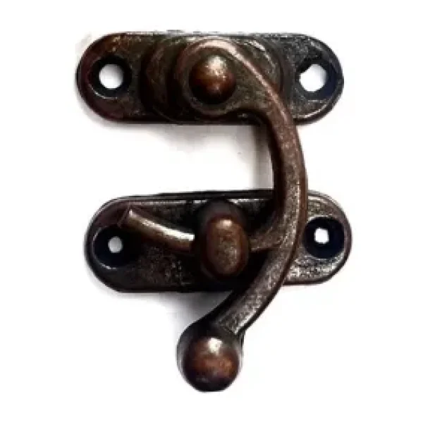 Yay Gözü, Ahşap Kutu Klipsi - Minik 20X24 Mm, Antik, 100 Adet