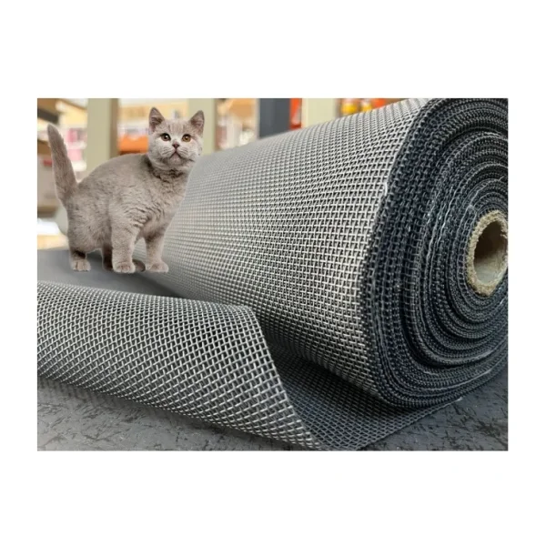 Yırtılmaz Sineklik Kedi Teli (Pet Tül) (En: 100 cm - Uzunluk: 100 Cm) - Avanos Bej - Seçenek 1