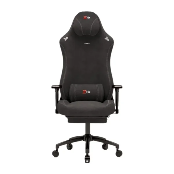 Zio Gaming Valor 1590b1110 Ayak Uzatmalı Profesyonel Oyuncu Koltuğu - Antrasit (Jet Black) Kumaş
