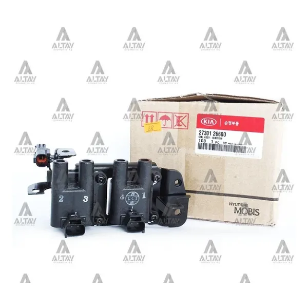 27301-26600 Ateşleme Bobini Accent 00-06 1.5-1.6 / Era 06-11 1.4 / Elantra 01-07 / Rıo 06-11 / Cerato 04-09 / Matrıx 06-08
