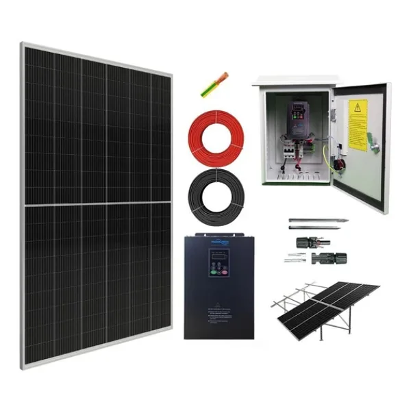 7.5hp - 5.5kw 3 Faz / 400V Pompa Için Güneş Enerjili Sulama Paketi