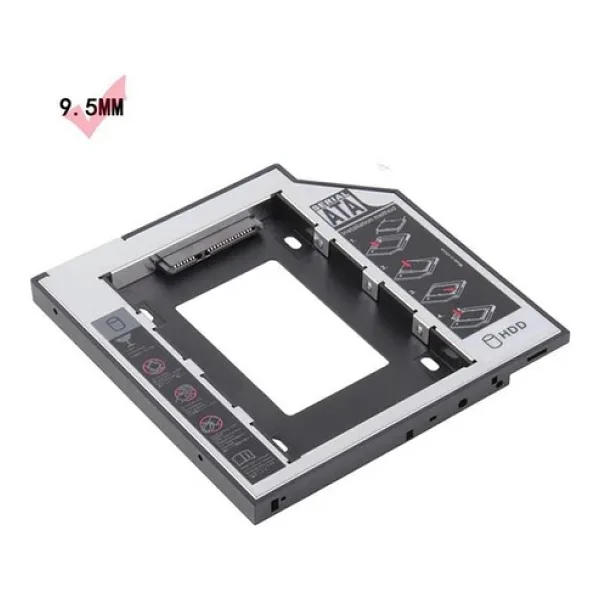 9.5mm HDD Caddy Laptop Notebook DVD to SSD HDD Kızak