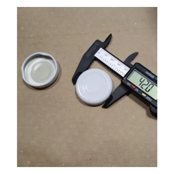 abnturk 5 Adet 38 Lik Konserve Kavanoz Kapağı Dış Çap 42mm-iç Çap 38mm Cam Şişe Kapağı Silikonlu Metal Ka