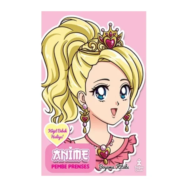 Anime Pembe Prenses Boyama Kitabı - Kolektif