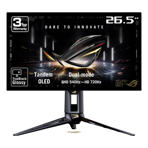 Asus ROG Swift OLED PG27AQWP-G EDITION 20 26.5" 0.02 ms 2K 540 - HD 720 Hz Hz Pivot OLED Oyuncu Monitörü