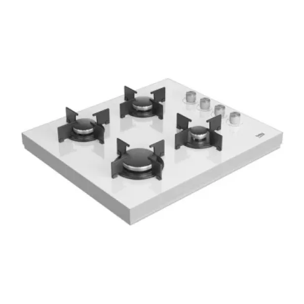 Beko BSTOC 827 B Beyaz Cam Set Üstü Ocak