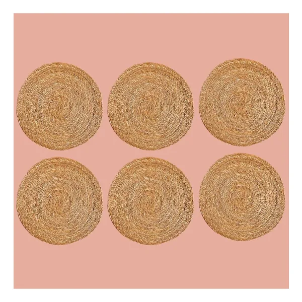 Bella Maison Rafe Amerikan Servis 6'lı Naturel (35 cm)