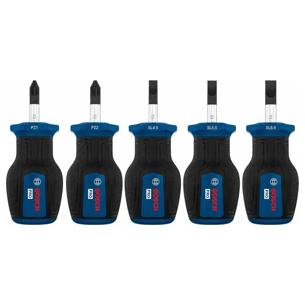 Bosch Pro 1600A03HU7 PZ/SL 5 Parça Avuç İçi Tornavida Seti