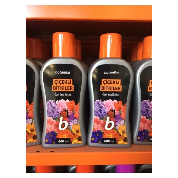 botanica Botanika Bitki Besini Çiçekli Biktiler Için Özel Sıvı Besin ( Çiçek Coşturan ) 600ml