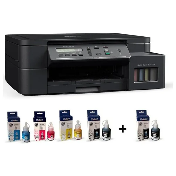 Brother Dcp-T520w Wi-Fi + Tarayıcı + Fotokopi Renkli Çok Fonksiyonlu Tanklı Mürekkep Püskürtmeli Yazıcı - Orjinal Mürekkepli