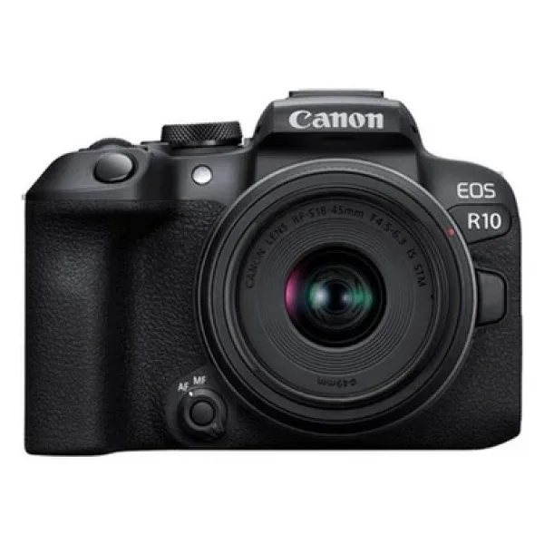 Canon EOS R10 + 18-45mm Lens + Mount Adaptör Aynasız Fotoğraf Makinesi