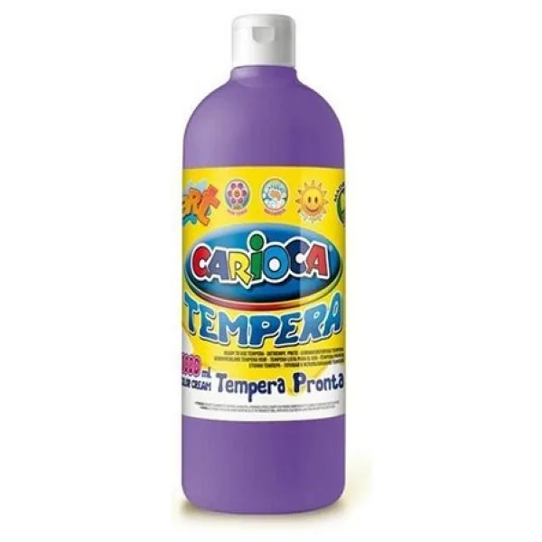 Carioca Süper Yıkanabilir 1000 ml Mor Tempera Boya