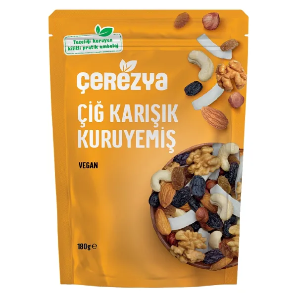 Çerezya Kuruyemiş 180 gr Çiğ Kokteyl