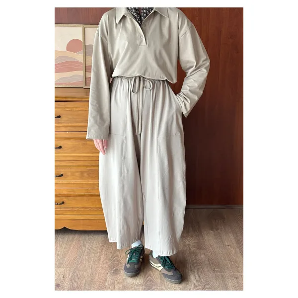 Ceylan Otantik Taş Süprem Body & Şalvar Pantolon Takım