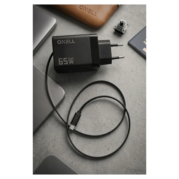 chiconom Onell 65W GAN Makaralı Şarj Aleti